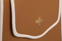 Lucky Bees Bolso Bandolera Camel y Crema